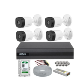 DAHUA 4 Kameralı 1080P Güvenlik Kamera Seti