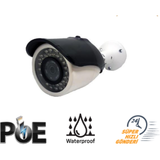 4K 5 MP IP POE BULLET KAMERA 8 ATOM WARM LED METAL KASA RML-1245