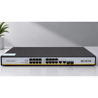 BS1622GG 16PORT 10/100/1000 + 2 PORT 10/100/1000 UPLINK POE SWITCH