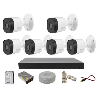 Dahua 6 Kameralı 2 Mp Ahd Güvenlik Kamera Sistemi