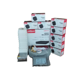 DAHUA 8 Kanal 8 Kamera Güvenlik Kamera Seti 500 GB Harddisk GECE RENKLİ KAMERALAR