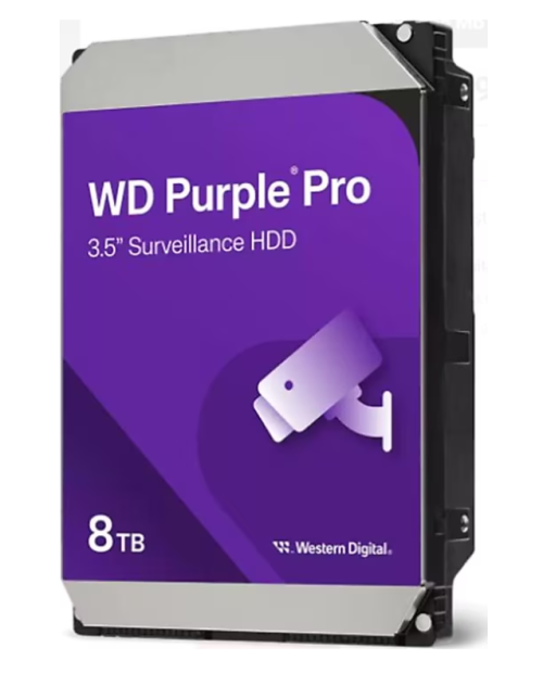 8 TB WD 3.5 PURPLE PRO SATA3 7200RPM 256MB 7/24 GUVENLIK WD8002PURP
