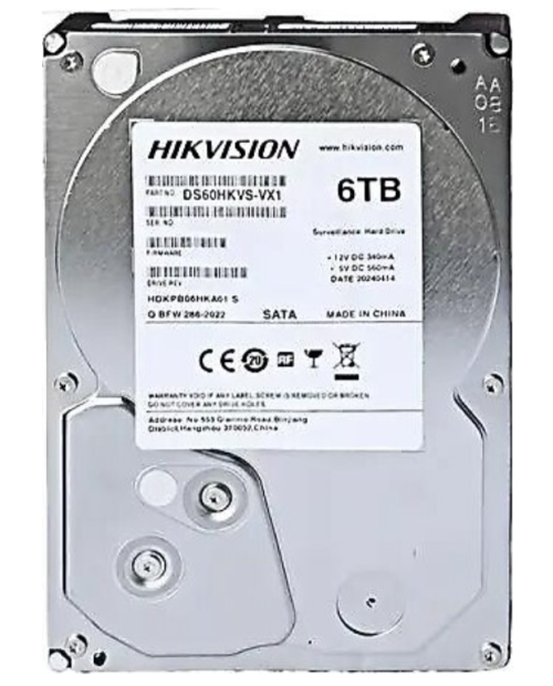 Hikvision DS60HKVS-VX1 SATA 3.0 5400 RPM 3.5" 6 TB Harddisk