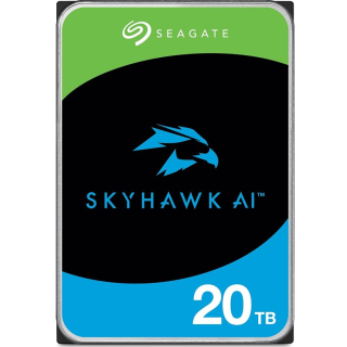 20 TB SEAGATE 3.5 SKYHAWK AI SATA 512MB 7/24 GUVENLIK ST20000VE003