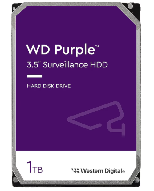 1 TB WD 3.5 PURPLE SATA3 5400RPM 64MB 7/24 GUVENLIK WD11PURZ