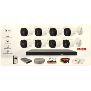 Dahua 8 Kameralı 2 Mp Ahd Güvenlik Kamera Sistemi