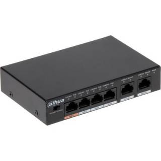 Dahua PFS3006-4ET-60 4 PoE Port 6 Port 10/100Mbps Yönetilmeyen Masaüstü Switch