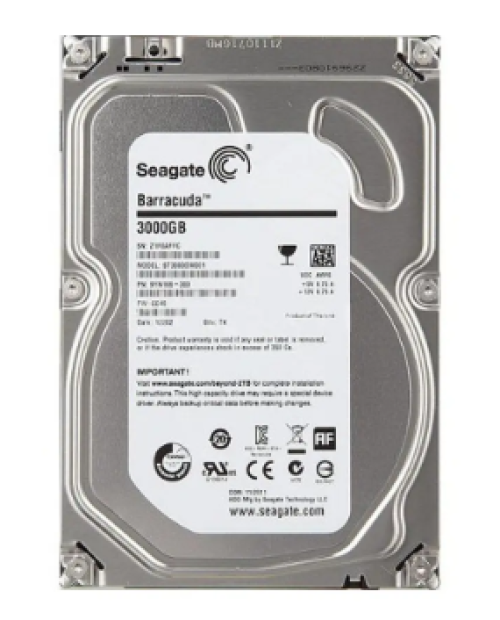 Seagate Barracuda 3TB 3.5" 7200RPM Sata 3.0 64Mb Sabit Disk