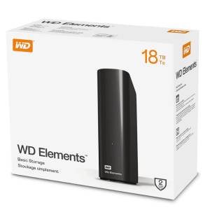 WD 18TB Elements Desktop Masaüstü Harici Hard Disk (WDBWLG0180HBK-EESN)