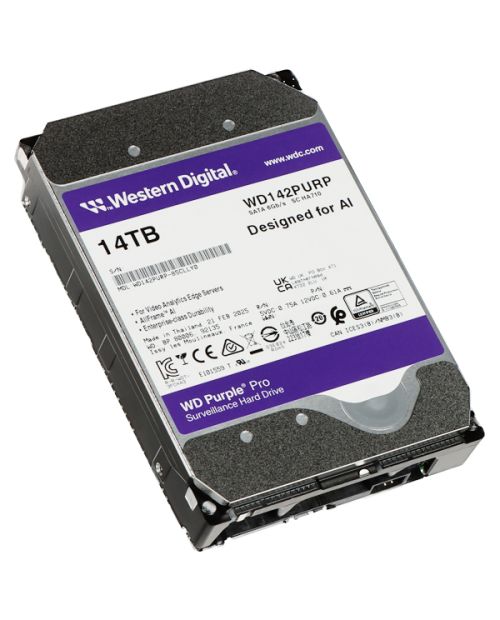 Western Digital Purple Pro WD142PURP SATA 3.0 7200 RPM 3.5" 14 TB Harddisk