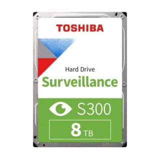 Toshiba S300 7200RPM 8TB 3.5" Internal Surveillance Harddisk