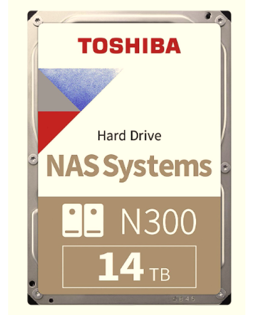 Toshiba N300 HDWG21EUZSVA SATA 3.0 7200 RPM 3.5 14 TB Harddisk