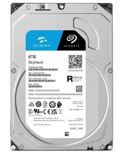 Seagate SkyHawk ST6000VX009 3.5" 6 TB 5400 RPM  HARDDİSK HDD