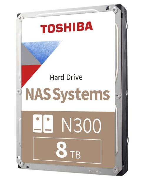 Toshiba HDEXV11ZNA51 8TB 256MB N300 NAS 3.5’’ SATA Internal Hard Drive