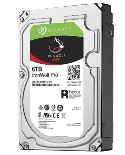 Seagate 3.5" 6 TB Ironwolf Pro ST6000NE0021 SATA 3.0 7200 RPM Hard Disk