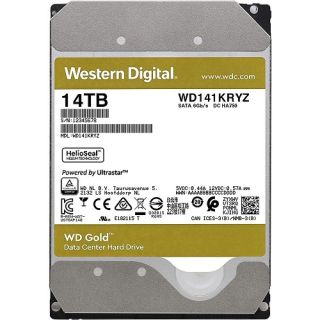 Western Digital 3.5" 14 TB GOLD WD141KRYZ SATA 3.0 7200 RPM Hard Disk
