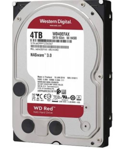 Western Digital 3.5' 4 TB WD40EFAX 5400 RPM SATA 3.0 Hard Disk