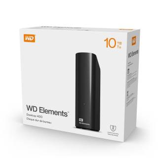 Western Digital Elements Desktop 10 TB WDBWLG0100HBK 3.5" USB 3.0 Taşınabilir Disk