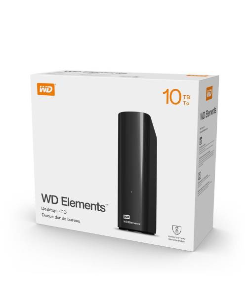 Western Digital Elements Desktop 10 TB WDBWLG0100HBK 3.5" USB 3.0 Taşınabilir Disk