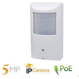 PIR Görünümlü Kamera 5MP IP POE DAHİLİ MİKROFONLU 48 LED GECE GÖRÜŞLÜ GÜVENLİK KAMERASI