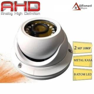 2MP AHD 1080P Metal Kasa Gece Görüşlü Dome Kamera