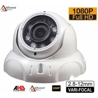 2MP Varifocal 1080P 6 Atom LED AHD Dome Güvenlik Kamerası