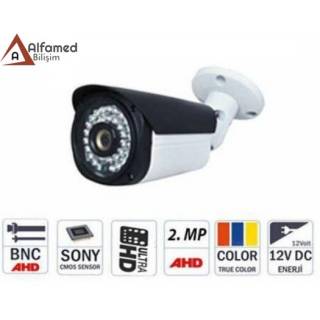 2 MP 1080P 48 LED AHD Güvenlik Kamerası