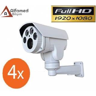 2 MP MOTORIZE PTZ 4 LED AHD GÜVENLİK KAMERASI