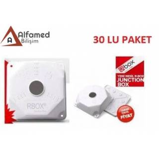 BEYAZ KAMERA MONTAJ BUATI RBOX BUAT CAMBOX TABAN DAHİL 30LU PAKET