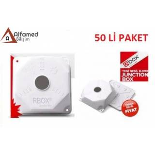 BEYAZ KAMERA MONTAJ BUATI RBOX BUAT CAMBOX TABAN DAHİL 48 LI PAKET