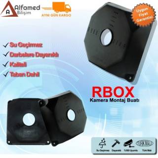 SİYAH KAMERA MONTAJ BUATI RBOX BUAT CAMBOX TABAN DAHİL 30LU PAKET