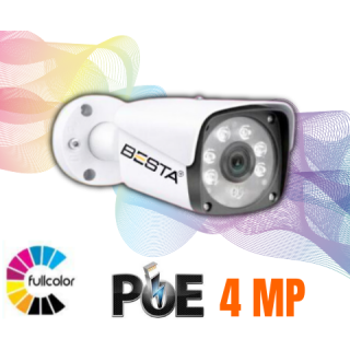 4 MP 8 ATOM WARM LED IP POE Güvenlik Kamerası RML-1408
