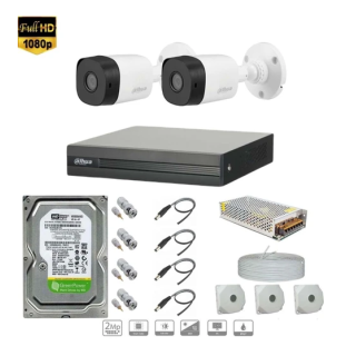 Dahua Full Hd 2 Kameralı Set