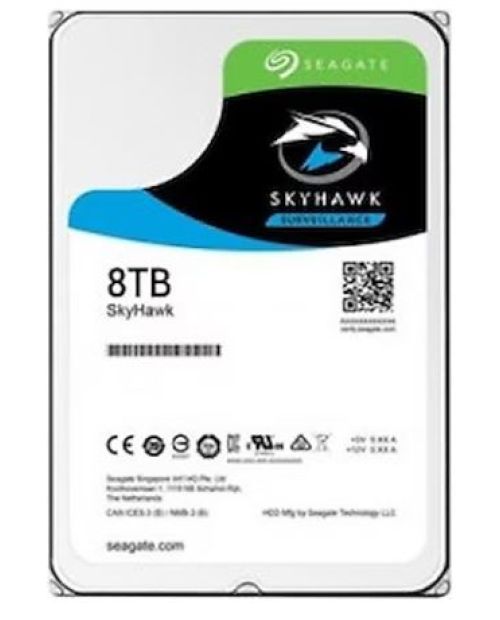 Seagate SkyHawk ST8000VX010 SATA 3.0 7200 RPM 3.5" 8 TB Harddisk