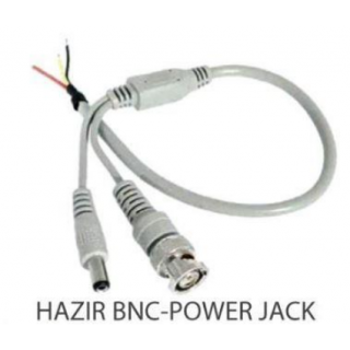 HAZIR BNC VE POWER JACKLI KABLO