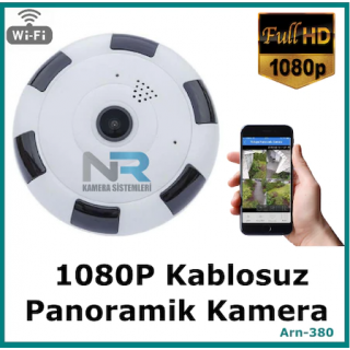 2MP 1080P Kablosuz Gece Görüşlü Panaromik Kamera ARN-380