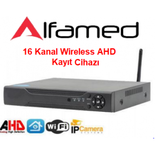 16 Kanal AHD 1080N WIRELESS KAYIT CİHAZI AF-1216W