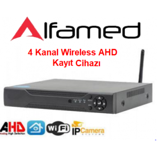 4 Kanal AHD 1080N WIRELESS KAYIT CİHAZI AF-1204W