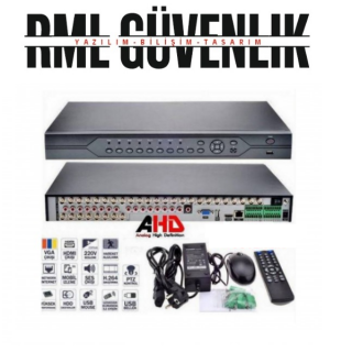 32 Kanal 5MP Full HD AHD H265 DVR Kayıt Cihazı RML-1032