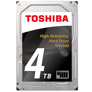 Toshiba 3.5" 4 TB N300 HDWQ140UZSVA SATA 3.0 7200 RPM Hard Disk