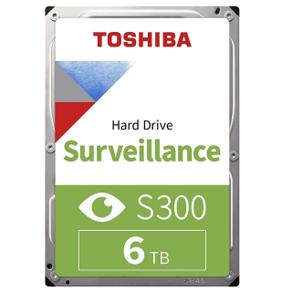 Toshiba 3.5" S300 6 TB HDWT360UZSVA SATA 3.0 7200 RPM Hard Disk