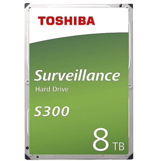 Toshiba 3.5" S300 8 TB HDWT380UZSVA SATA 3.0 7200 RPM Hard Disk