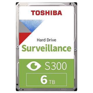 Toshiba 6 TB S300 Surveillance HDWT860UZSVA 3.5" 5400 Rpm SATA 3.0 Harddisk