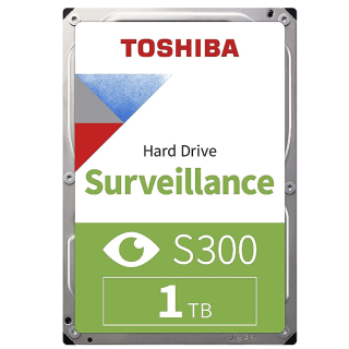 Toshiba 3.5" 1 TB S300 HDWV110UZSVA 5700Rpm SATA Harddisk