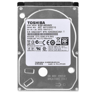 Toshiba 2.5" 500 GB MQ01ABD050V SATA 2.0 5400 RPM Hard Disk