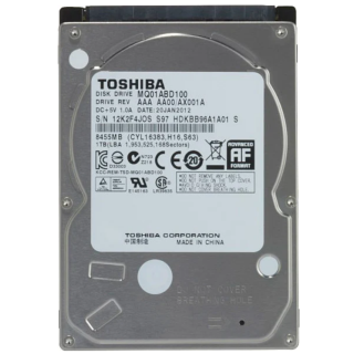 Toshiba 2.5" 1 TB MQ01ABD100 SATA 2.0 5400 RPM Hard Disk