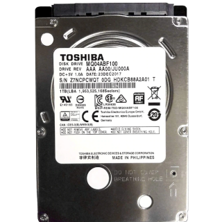 Toshiba 1 TB MQ04ABF100 SATA 3.0 5400 RPM Hard Disk