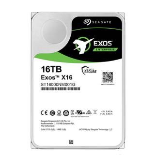 Seagate 3.5" 16 TB EXOS ST16000NM001G SATA 3.0 7200 RPM Harddisk