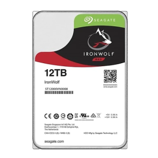 Seagate 3.5" 12 TB Ironwolf Nas ST12000VN0008 SATA 3.0 7200 RPM Hard Disk