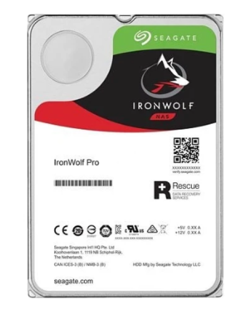 Seagate 3.5" 12 TB Ironwolf Pro ST12000NE0008 SATA 3.0 7200 RPM Hard Disk
